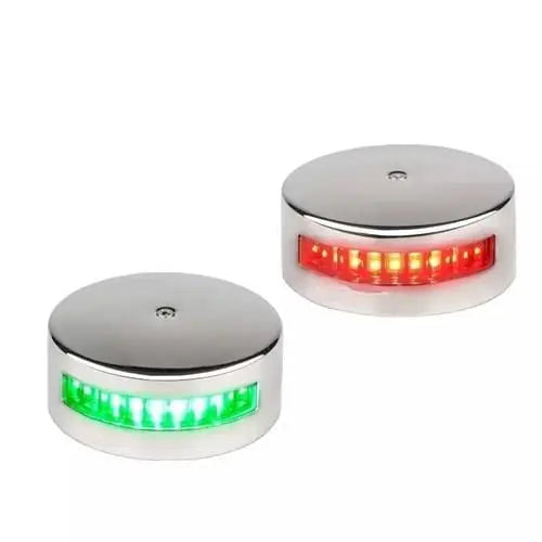 Burun İskele Sancak Feneri İkili Krom Led 12V Sealux