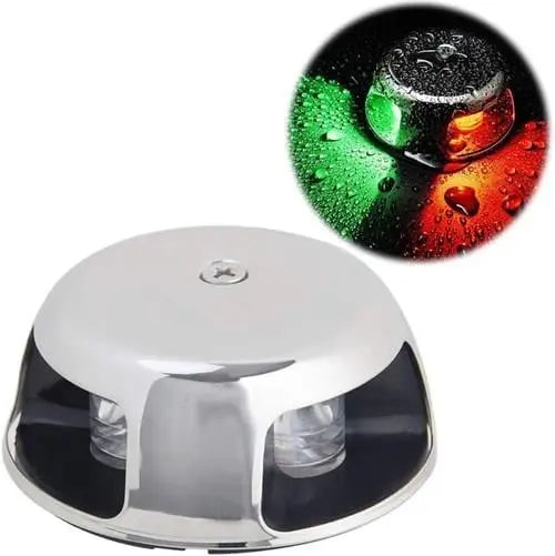 Burun İskele Sancak Feneri Tekli Krom 12V Led Sealux