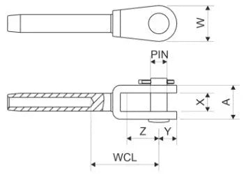 Çatal Terminal 6mm SELDÉN MAST
