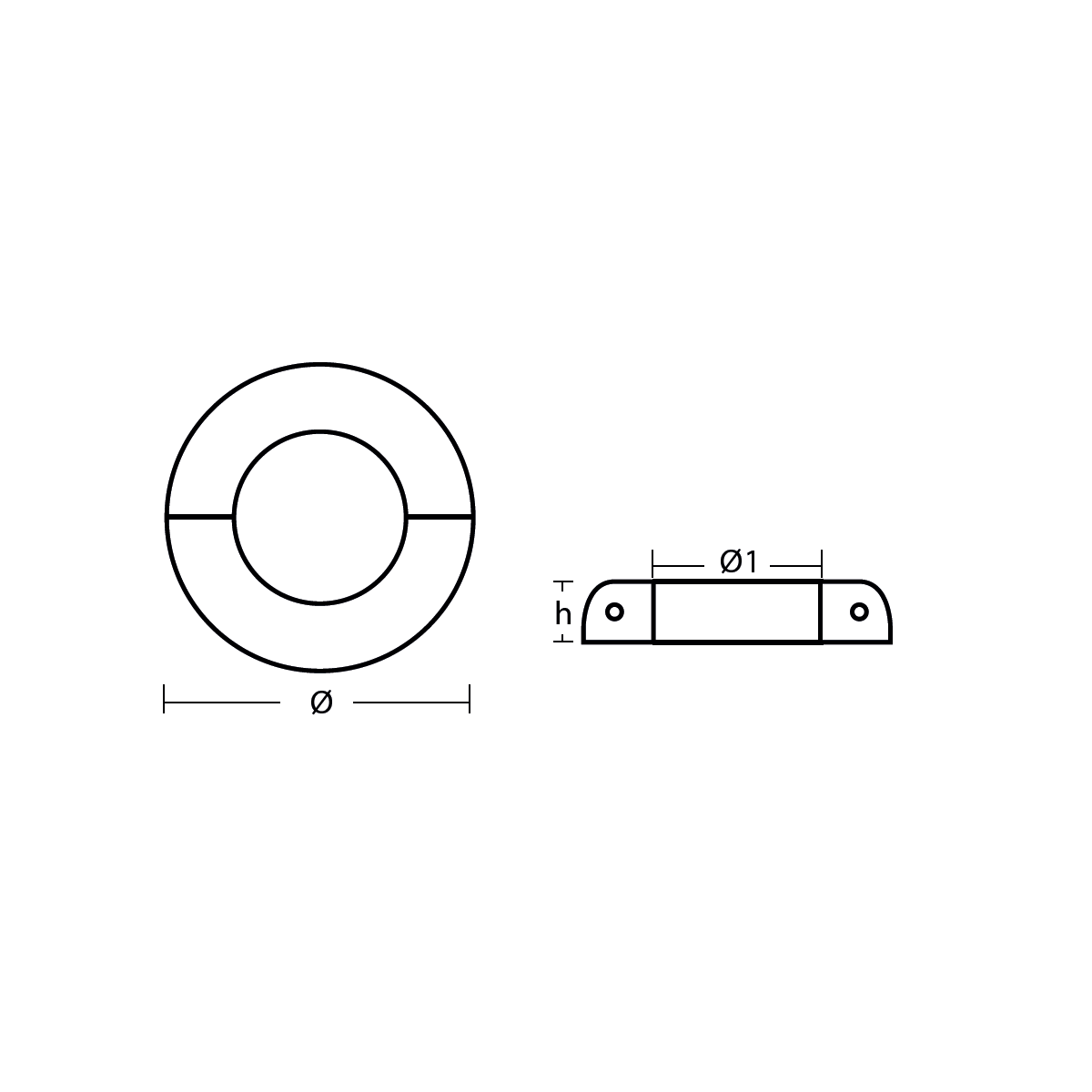DAR ŞAFT TUTYASI Ø80 mm ÇİNKO TECNOSEAL