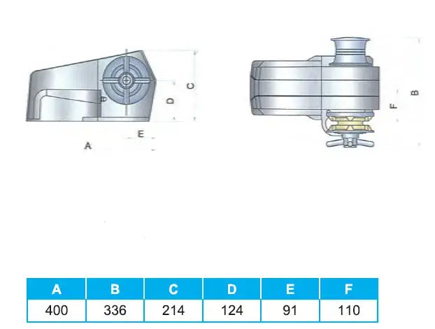 DEVON ZİNCİR IRGATI 1500 W - 12 V 08 MM ZİNCİR Italwinch