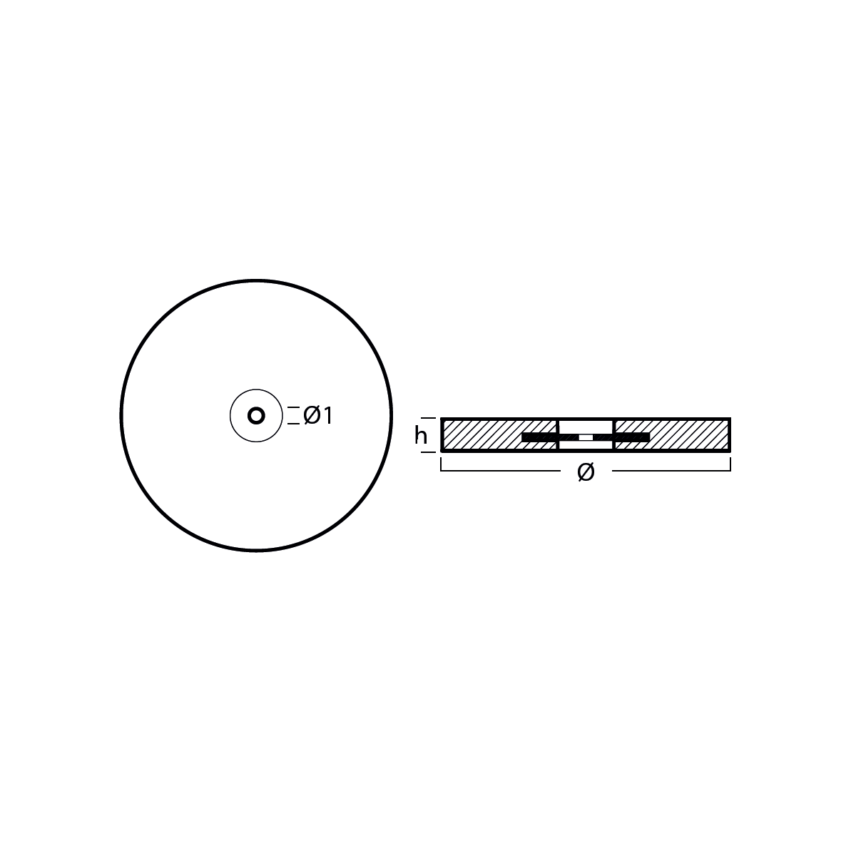 DİSK TUTYA 230*25mm TECNOSEAL
