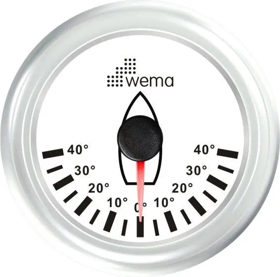 DÜMEN AÇI GÖSTERGESİ 52 mm BEYAZ/BEYAZ WEMA