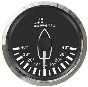 DÜMEN AÇI GÖSTERGESİ 52 mm KROM/SİYAH WEMA