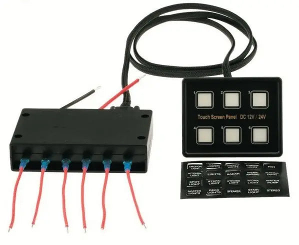 Dokunmatik Switch Panel 6’lı (Sigorta yoktur) BFY