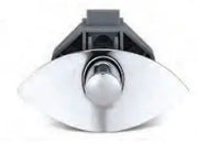 Dolap Kulbu Basmalı Oval Çap: 20 mm Mas Mare