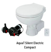 Elektrikli Küçük Taş Tuvalet Aquat Toilet Silent Electric Compact 12V SPX JOHNSON PUMP
