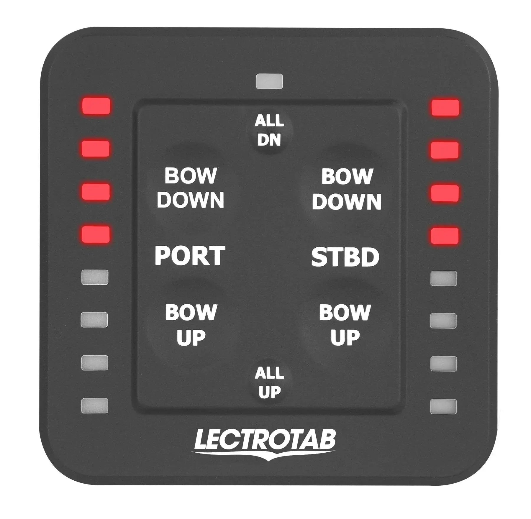 GÖSTERGELİ FLAP KONTROL PANELİ TEK/ÇİFT İSTASYON 12V/24V ( FLYBRIDGE İÇİN İKİNCİ SLC11 KUMANDA SATIN ALINMALIDIR ) LECTROTAB