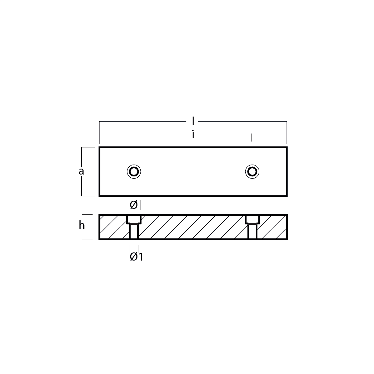 GÖVDE, PLATFORM VE FLAP TUTYASI 190x50x26 H.C. 100 TECNOSEAL