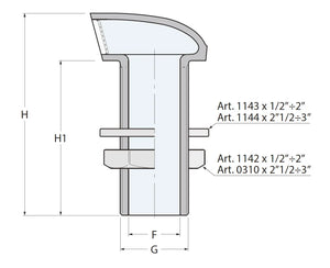 HAVA FİRARI ALEV KORUMALI 1/2'' GUIDI
