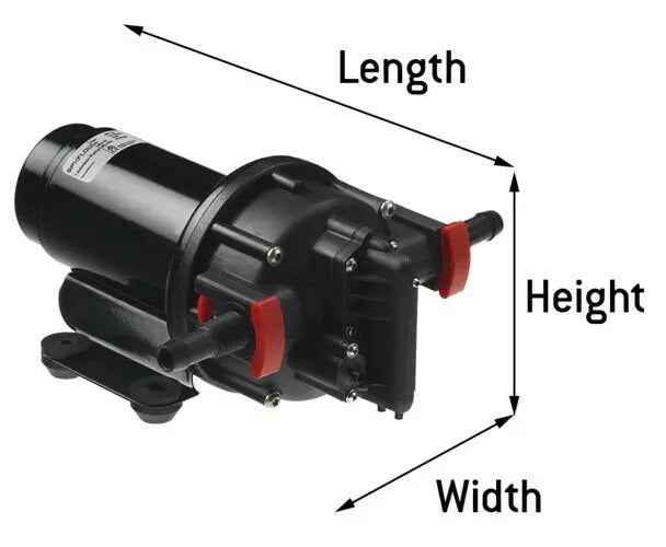 HİDROFOR AQUA JET WPS 3.5 GPM 12V BSP 2.8 BAR 13 LT/DK SPX JOHNSON PUMP