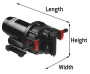 HİDROFOR AQUA JET WPS 3.5 GPM 24V BSP 2.8 BAR 13 LT/DK SPX JOHNSON PUMP