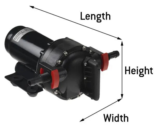 HİDROFOR AQUA JET WPS 4.0 GPM 12V BSP 2.8 BAR 15 LT/DK SPX JOHNSON PUMP