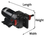 HİDROFOR AQUA JET WPS 4.0 GPM 24V BSP 2.8 BAR 15 LT/DK SPX JOHNSON PUMP