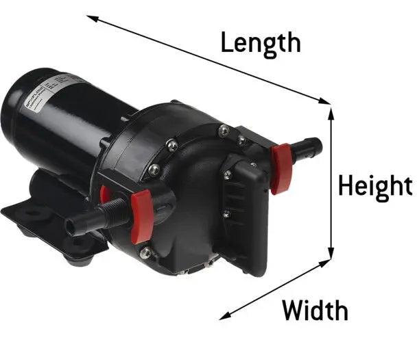 HİDROFOR AQUA JET WPS 5.2 GPM 12V BSP 2.8 BAR 20 LT/DK SPX JOHNSON PUMP
