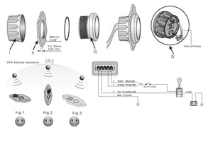 HIZ GÖSTERGESİ GPS BAĞLANTILI 30 KNOTS 85 mm KROM/SİYAH WEMA
