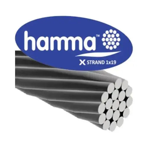 Hamma Paslanmaz Celik Halat 7 mm 1X19 HAMMA