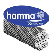 Hamma Paslanmaz Celik Halat 5 mm 7X19 HAMMA