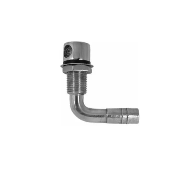 Hava Firarı Dirsekli 1/2'' Krom Groco