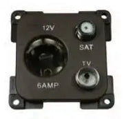 Inprojal 12 V+TV+SAT Soketi İnprojal