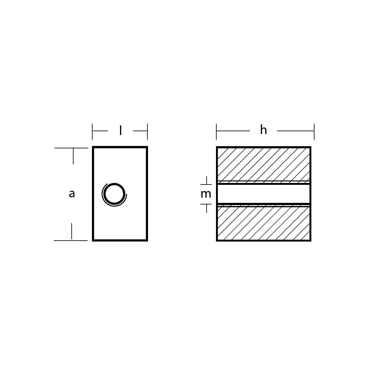 Johnson-Evinrude Gearcase Anode - Anodo a cubo per motori Omc-Johnson-Evinrude TECNOSEAL