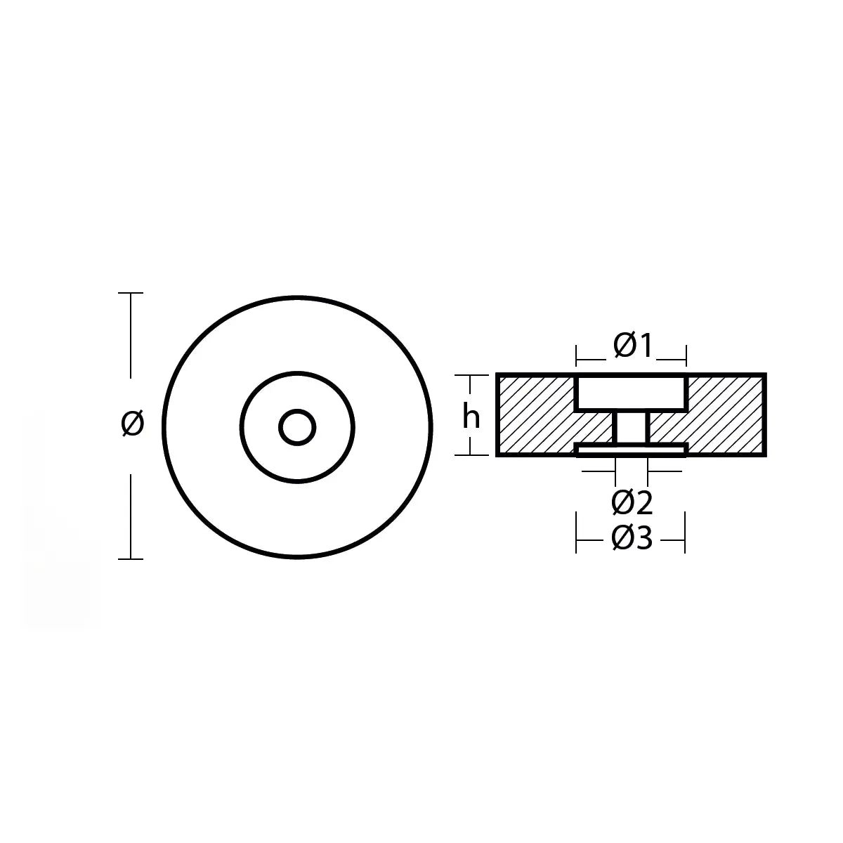 KIÇ AYNA TUTYASI 140*30mm ALÜMİNYUM TECNOSEAL