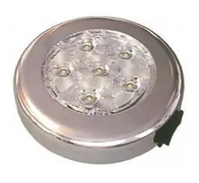 Krom Tavan Lambası 12 V Gün Işıklı Çap: 100 mm Yük.: 20 mm 6 Ledli Easterner