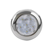 Krom Tavan Lambası 6 Ledli 12V Gün Işığı 10 cm Easterner