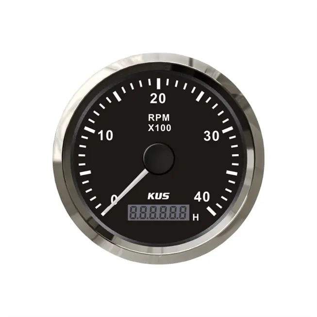 Kus 4'lü Temiz Su + Pis Su + Gri Su + 12V Voltmetre Göstergesi Beyaz 111mm Kus