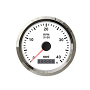 Kus 4'lü Temiz Su + Pis Su + Gri Su + 12V Voltmetre Göstergesi Siyah 111mm Kus