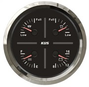 Kus Devir Göstergesi 4000 RPM Beyaz 12-24V 85 mm Kus