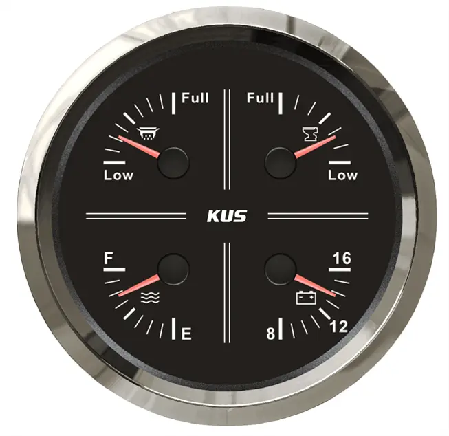 Kus Devir Göstergesi 4000 RPM Beyaz 12-24V 85 mm Kus