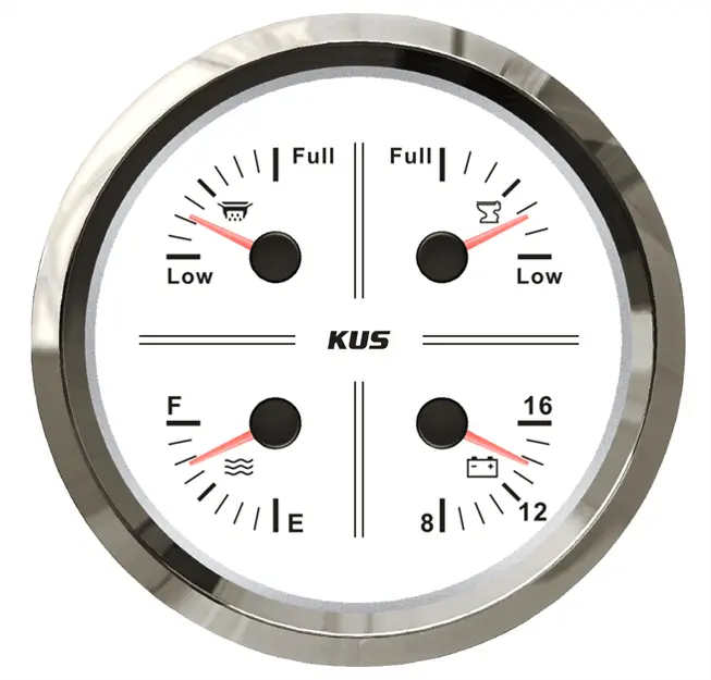 Kus Devir Göstergesi 4000 RPM Siyah 12-24V 85 mm Kus