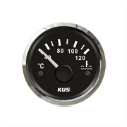 Kus Hararet Göstergesi Siyah 12-24V 52 mm Kus