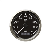 Kus Sürat Göstergesi 55 mph Siyah 12-24V 85 mm Kus