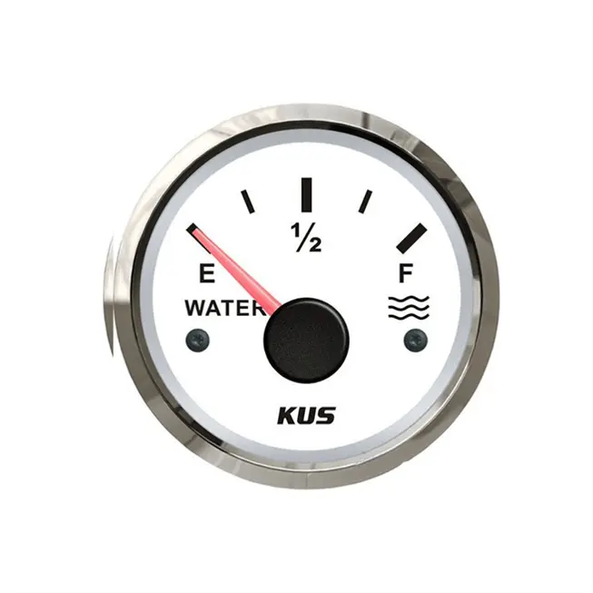 Kus Voltmetre Göstergesi Beyaz 24V 52 mm Kus