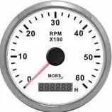 MORS Devir Göstergesi 6000 rpm Beyaz Mors