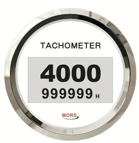 MORS Dijital Devir Göstergesi 4000 rpm (Motor Zaman Saatli 12-24V) Mors