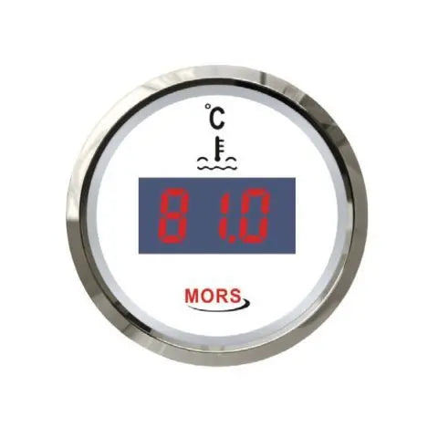 MORS Dijital Hararet Göstergesi 12-24V Beyaz Mors