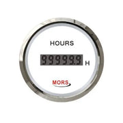 MORS Dijital Motor Zaman Saati 12-24V Beyaz Mors