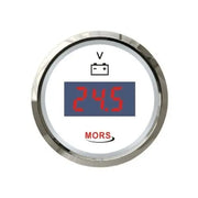 MORS Dijital Voltmetre 12-24V Beyaz Mas Mare