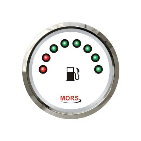 MORS Dijital Yakıt Göstergesi 12-24V Beyaz Mors