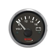 MORS Voltmetre 12V Siyah Mors