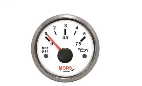 MORS Voltmetre 24V Beyaz Mors