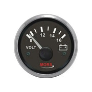 MORS Voltmetre 24V Siyah Mors