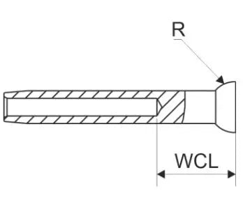 Mantar Terminal R14 8mm SELDÉN MAST