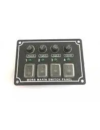 Mors 4'lü Switch Panel Yatay Mas Mare