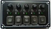Mors 5'li Switch Panel Yatay Mas Mare