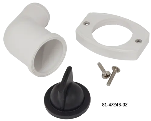 OUT. ELBOW/OUT. PIPE GASKET & PLAST. NUT SPX JOHNSON PUMP