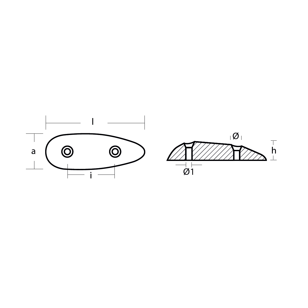 OVAL FLAP TUTYASI 117x43x20 H.C. 50 TECNOSEAL